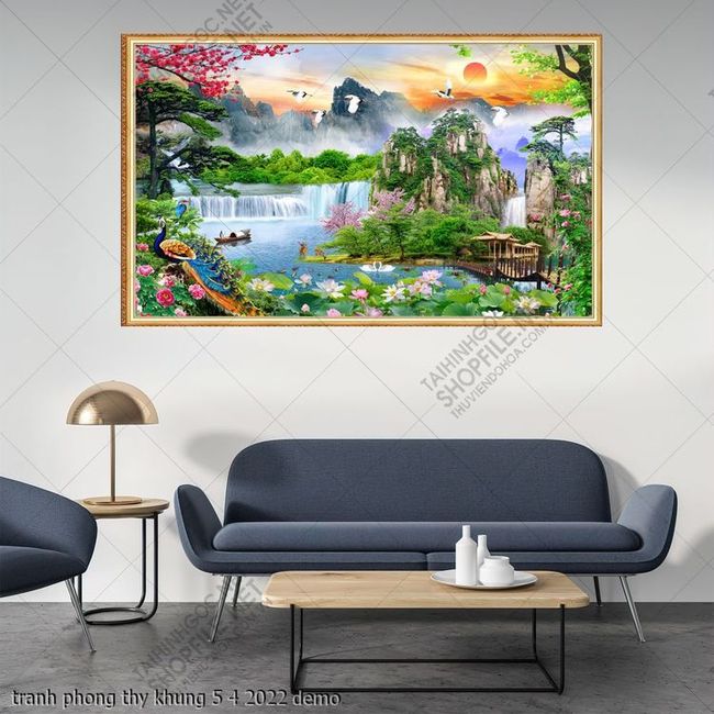 tranh phong thuy khung 5 4 2022